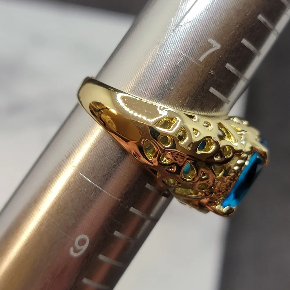 Ring simulated stone
